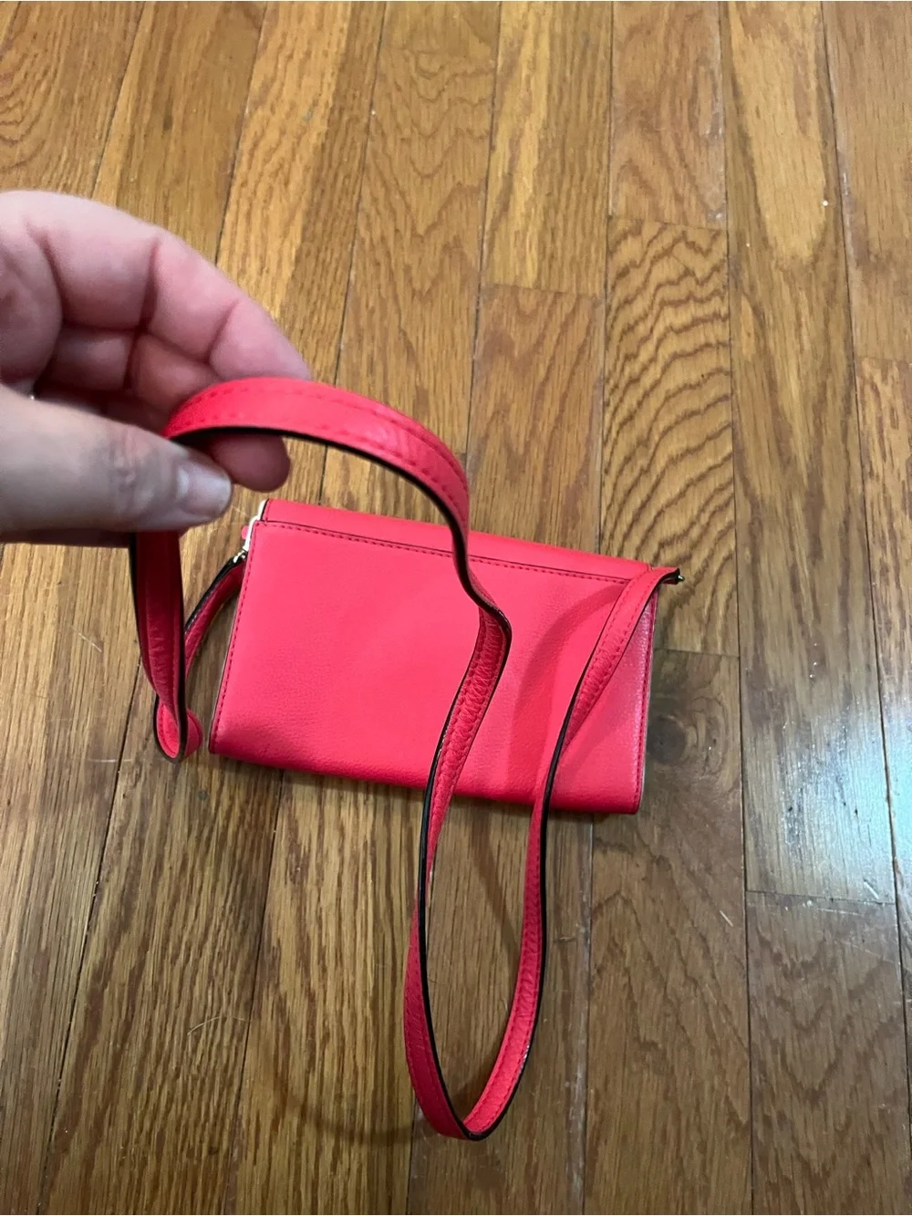 Kate Spade Natalie Wesley Envelope crossbody bag in vibrant pink